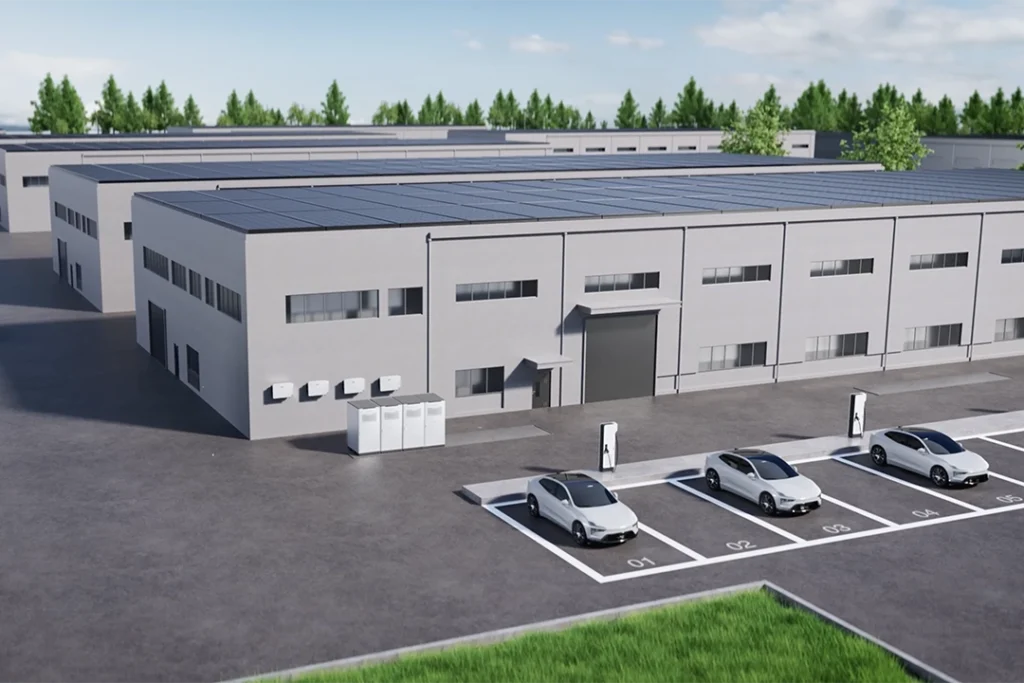 Solceller på företagsfastighet